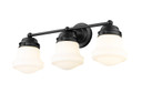 Bathroom Fixtures Three Lights by Z-Lite ( 224 | 735-3V-MB Vaughn ) 