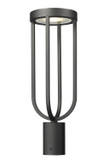 Exterior Post/Pier Head by Z-Lite ( 224 | 5005PHM-BK-LED Leland ) 