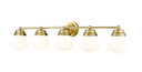 Bathroom Fixtures Five+Lights by Z-Lite ( 224 | 735-5V-LG Vaughn ) 