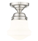Semi-Flush Mts. Glass Down by Z-Lite ( 224 | 735F1-BN Vaughn ) 