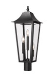Exterior Post/Pier Head by Z-Lite ( 224 | 5008PHBR-BK Gannon ) 