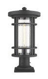 Exterior Post/Pier Head by Z-Lite ( 224 | 570PHB-533PM-BK Jordan ) 