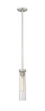 Mini Pendants Glass Down by Z-Lite ( 224 | 740P-ROD-BN Beau ) 