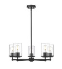 Mid. Chandeliers Glass Up by Z-Lite ( 224 | 742-5MB Thayer ) 