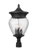 Exterior Post/Pier Head by Z-Lite ( 224 | 5016PHBR-BK Davina ) 
