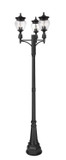 Exterior Post/Pier Head by Z-Lite ( 224 | 5016PHMR-3-564P-BK Davina ) 
