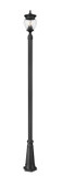 Exterior Post/Pier Head by Z-Lite ( 224 | 5016PHMR-5011P-BK Davina ) 