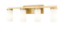 Bathroom Fixtures Four Lights by Z-Lite ( 224 | 3044-4V-MGLD Danica ) 