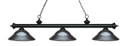 Linear/Island 3 Light Bar by Z-Lite ( 224 | 200-3MB-SGM Riviera ) 