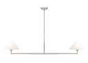 Linear/Island 2 Light Bar by Z-Lite ( 224 | 744-62L-BN Leila ) 
