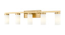 Bathroom Fixtures Five+Lights by Z-Lite ( 224 | 3044-5V-MGLD Danica ) 