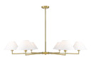 Large Chandeliers Candle by Z-Lite ( 224 | 744-63R-LG Leila ) 
