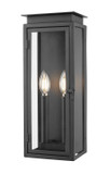 Exterior Wall Mt./Flush by Z-Lite ( 224 | 5018S-BK Nova ) 