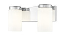 Bathroom Fixtures Two Lights by Z-Lite ( 224 | 746-2V-CH Burk ) 