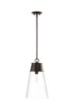 Pendants Glass Down by Z-Lite ( 224 | 2300P12-MB Wentworth ) 