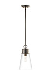 Mini Pendants Glass Down by Z-Lite ( 224 | 2300P8-BP Wentworth ) 