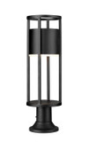 Exterior Post/Pier Head by Z-Lite ( 224 | 517PHM-553PM-BK-LED Luca ) 