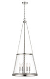 Foyer/Hall Lanterns Glass w/Frame by Z-Lite ( 224 | 341P18-PN Prescott ) 