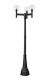 Exterior Post/Pier Head by Z-Lite ( 224 | 599MP3-564P-BK Laurent ) 