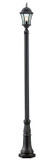 Exterior Post/Pier Head by Z-Lite ( 224 | 522PHM-518P-BK Wakefield ) 
