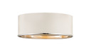 Flush Mounts Drum Shade by Z-Lite ( 224 | 2303F3-MW-CH Arlo ) 