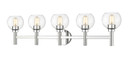 Bathroom Fixtures Five+Lights by Z-Lite ( 224 | 7502-5V-CH Sutton ) 