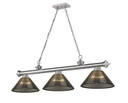 Linear/Island 3 Light Bar by Z-Lite ( 224 | 2306-3BN-ARS Cordon ) 