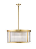 Pendants Glass Down by Z-Lite ( 224 | 7504P24-MGLD Carnaby ) 