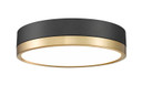 Flush Mounts Metal Shade by Z-Lite ( 224 | 1006F12-MB-MGLD-LED Algar ) 