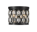 Flush Mounts Drum Shade by Z-Lite ( 224 | 6010F12MB Dealey ) 