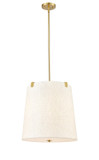 Pendants Fabric Shade by Z-Lite ( 224 | 3502P18-MGLD Weston ) 