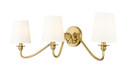 Sconces Triple Candle by Z-Lite ( 224 | 7509-3S-MGLD Gianna ) 