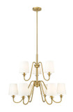 Mid. Chandeliers Candle by Z-Lite ( 224 | 7509-9-32MGLD Gianna ) 