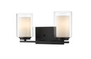 Bathroom Fixtures Two Lights by Z-Lite ( 224 | 426-2V-MB Willow ) 