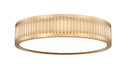 Flush Mounts Drum Shade by Z-Lite ( 224 | 1013F12-MGLD-LED Stari ) 