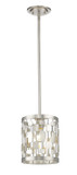 Mini Pendants Drum Shade by Z-Lite ( 224 | 430MP-BN Almet ) 