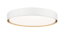 Flush Mounts Metal Shade by Z-Lite ( 224 | 1014F20-MW-MGLD-LED Kawan ) 