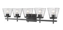Bathroom Fixtures Five+Lights by Z-Lite ( 224 | 819-5V-MB Lauren ) 