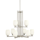 Mid. Chandeliers Glass Up by Kichler ( 12 | 1897NI Eileen ) 