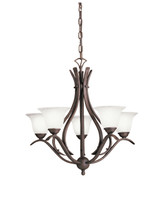 Mid. Chandeliers Glass Up by Kichler ( 12 | 2020TZ Dover ) 