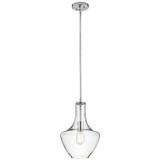 Mini Pendants Glass Down by Kichler ( 12 | 42141CHCLR Everly ) 