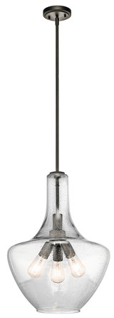 Pendants Glass Down by Kichler ( 12 | 42190OZ Everly ) 