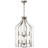 Foyer/Hall Lanterns Open Frame by Kichler ( 12 | 42498NI Morrigan ) 