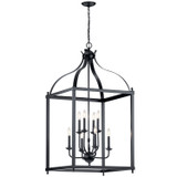 Foyer/Hall Lanterns Open Frame by Kichler ( 12 | 42591BK Larkin ) 
