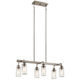 Linear/Island 4 Light + by Kichler ( 12 | 43059CLP Braelyn ) 