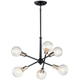 Mid. Chandeliers Starburst by Kichler ( 12 | 43095BK Armstrong ) 