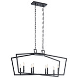 Linear/Island 4 Light + by Kichler ( 12 | 43494BK Abbotswell ) 