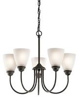 Mid. Chandeliers Glass Up by Kichler ( 12 | 43638OZ Jolie ) 
