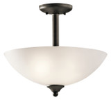 Semi-Flush Mts. Bowl Style by Kichler ( 12 | 43641OZ Jolie ) 