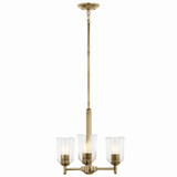 Mini Chandeliers Glass Shade by Kichler ( 12 | 43670NBRCLR Shailene ) 